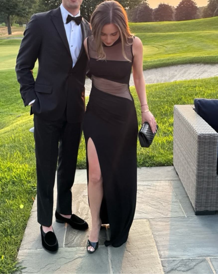 NENSI DOJAKA black Sheer Gown  - Image 2