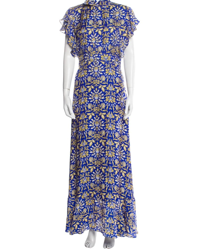 Cynthia Rowley Talia Printed Maxi Dress - Image 1