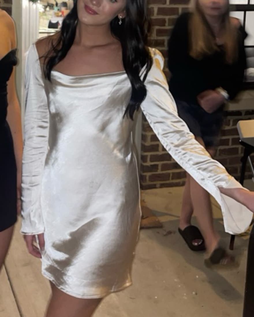 Champagne Princess Polly dress - Image 2