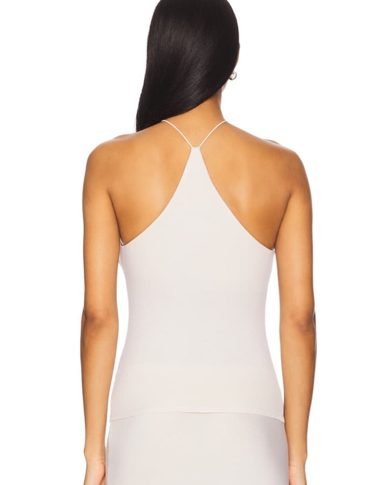 Silk Knit Halter Tank Top - Enza Costa - Image 3