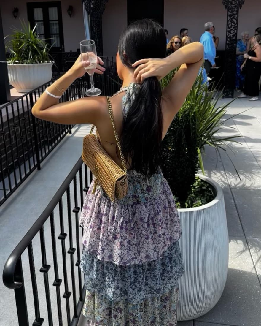 Ruffled Halter Maxi Dress  - Image 2