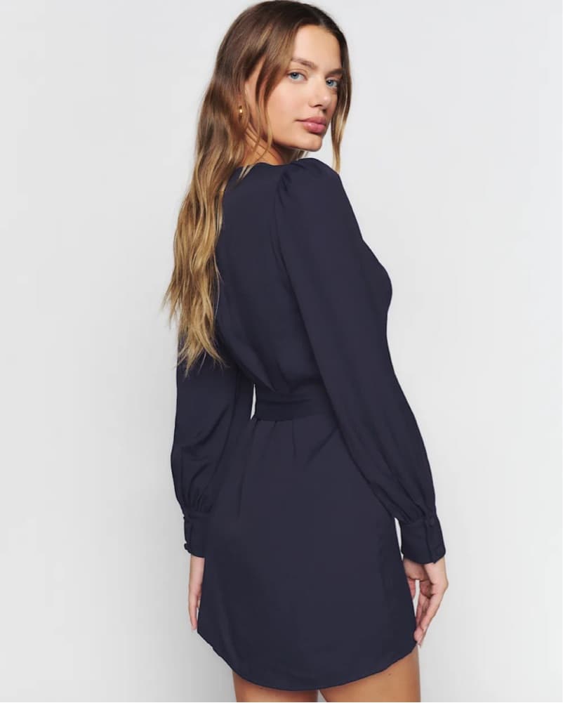 Reformation Navy Carinna Dress - Image 2