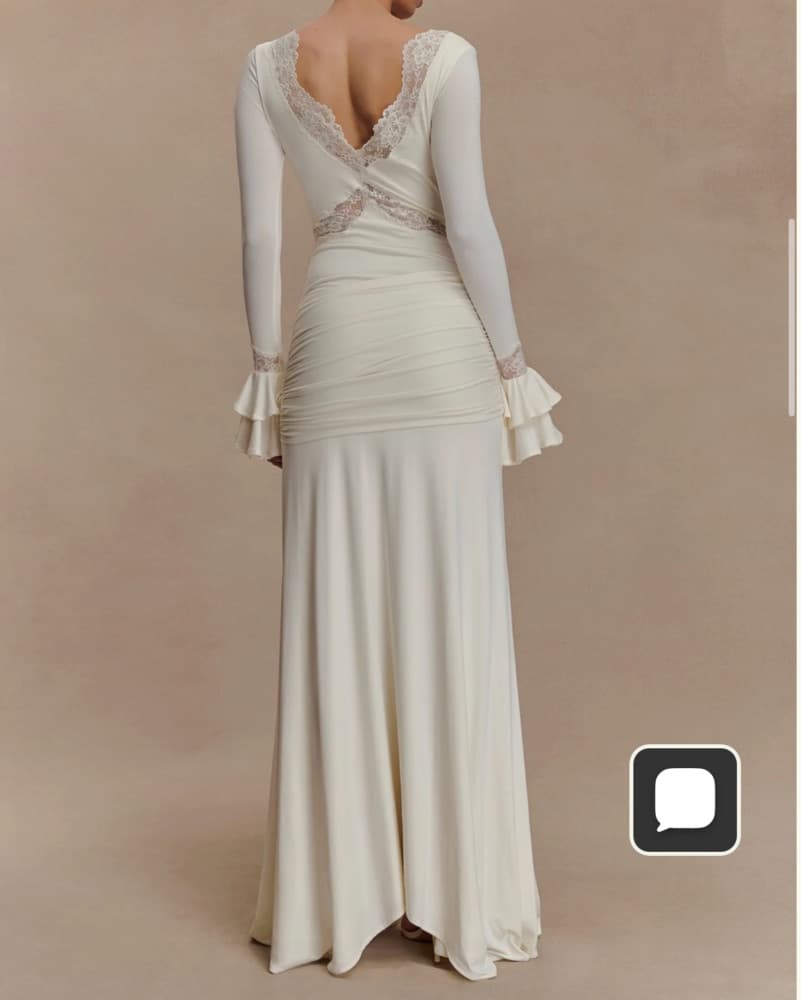 Meshki Electra Slinky Lace Maxi Dress  - Image 4