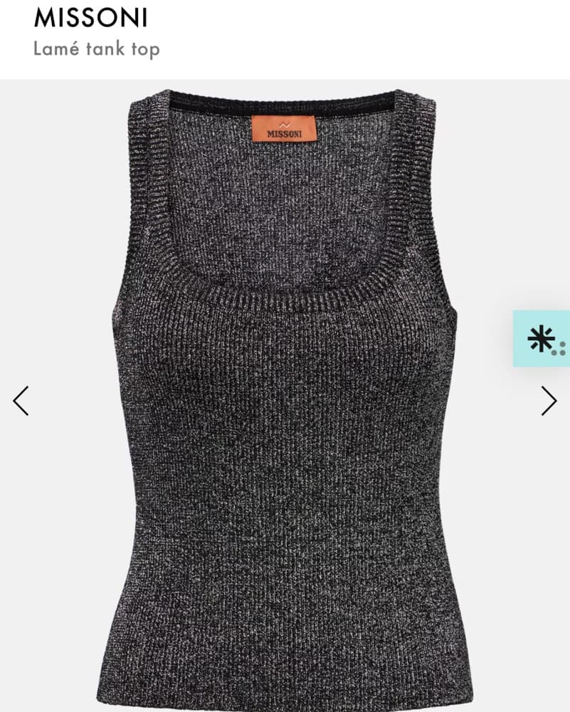 Missoni Lurex Tank  - Image 1