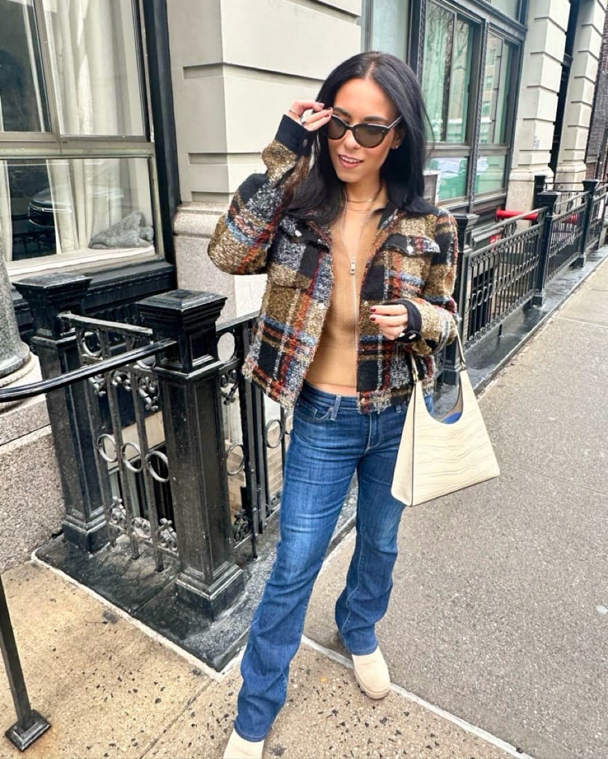 Bloomingdales Plaid Jacket - Image 5