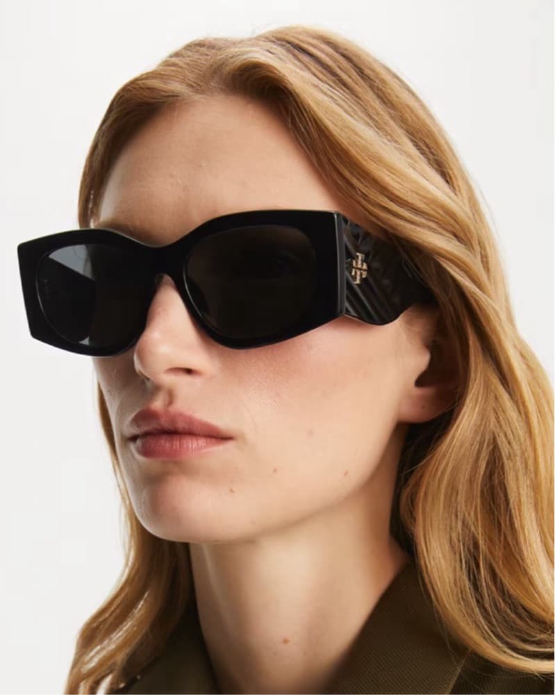 Tory Burch Brown Tortoise Sunglasses - Image 2
