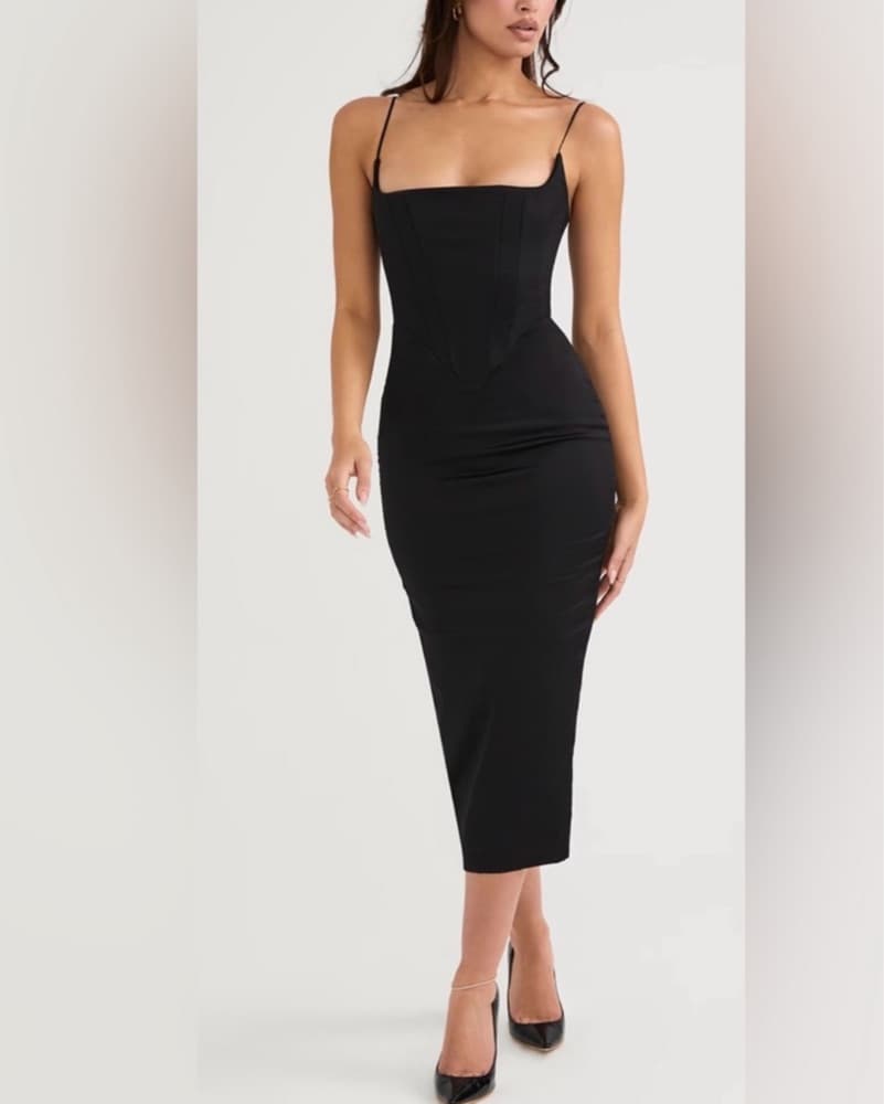 House of CB Anais Satin Corset Dress  - Image 2