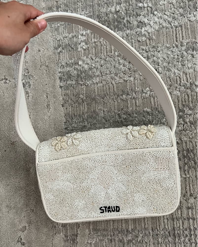 White/Pearl Staud Bag - Image 2