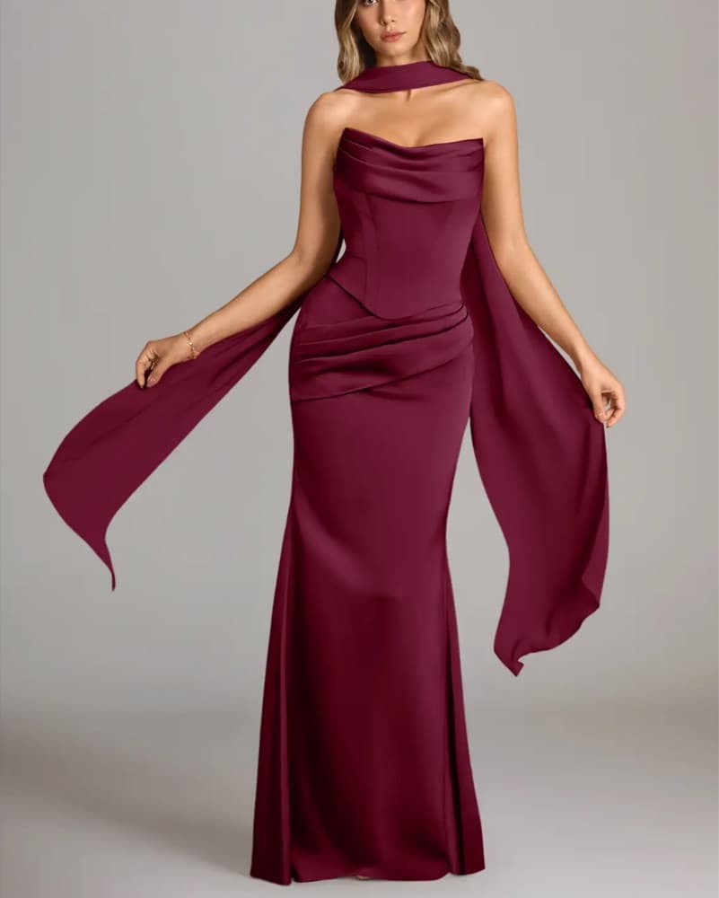 Mulberry Corset Dress - Image 1