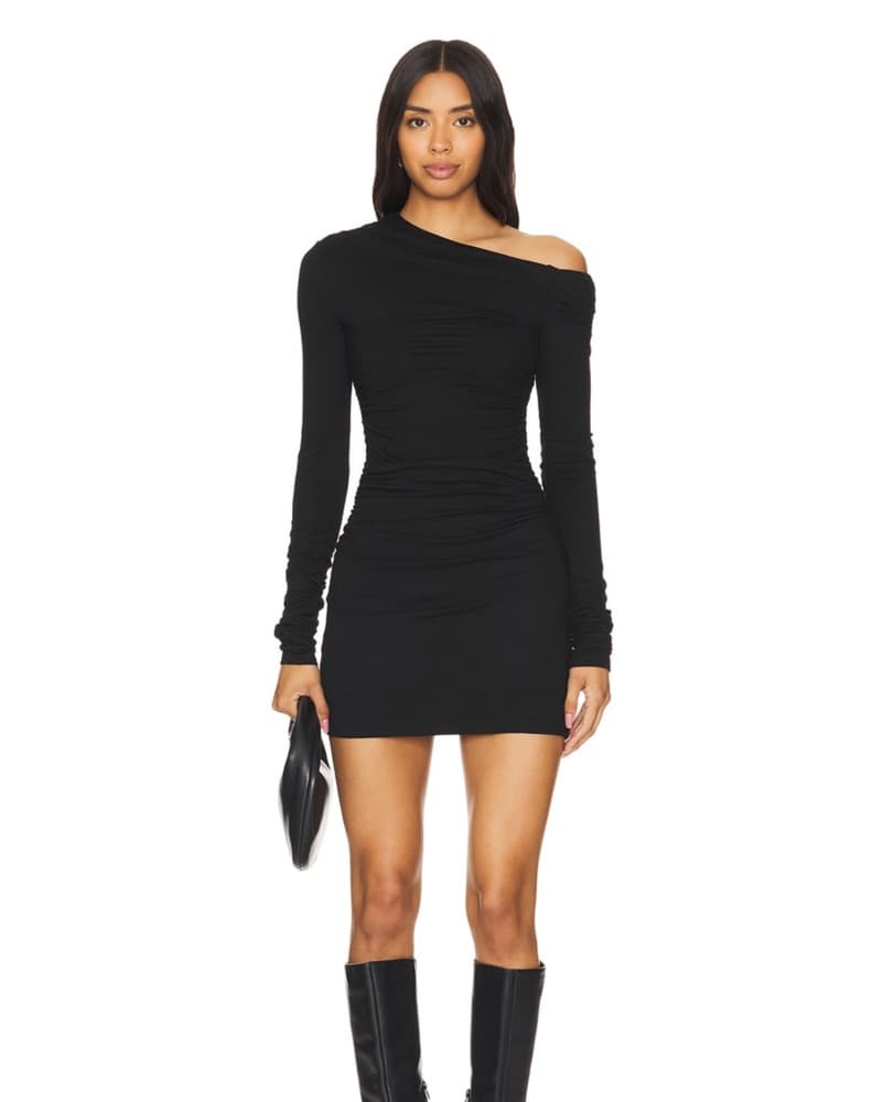 Chic One-Shoulder Mini Dress - Image 1