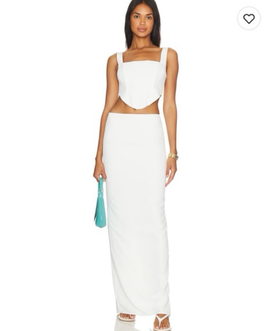  White Maxi Skirt - Image 1