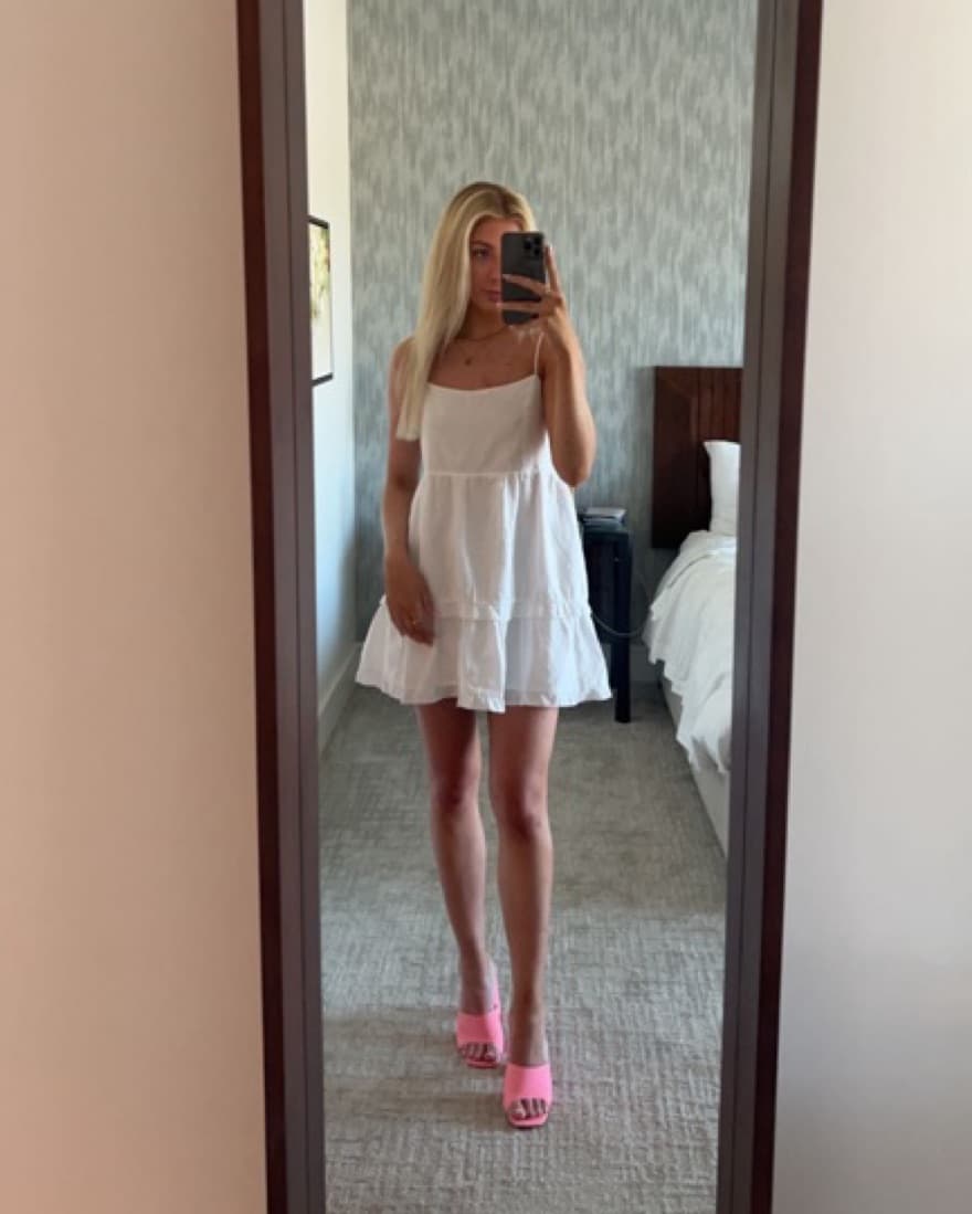 Aritzia White Mini Dress - Image 1