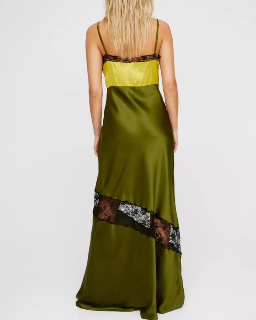 Satin Maxi Dress  - Image 3