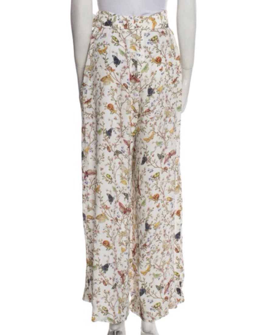 Zimmermann Wide Leg Floral Pants - Image 2