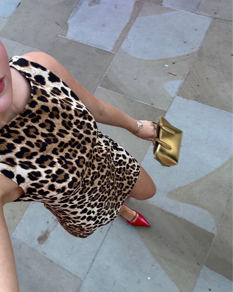 Zara Leopard Dress - Image 3