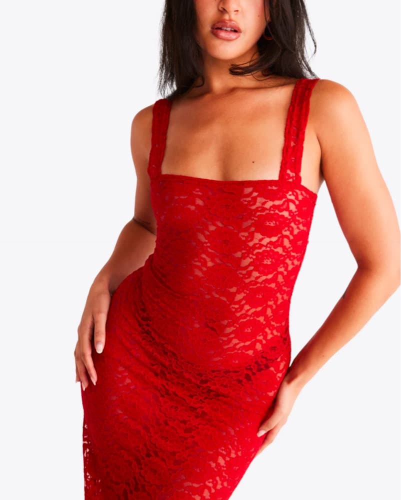 Roya Dress - Scarlet Red  - Image 1
