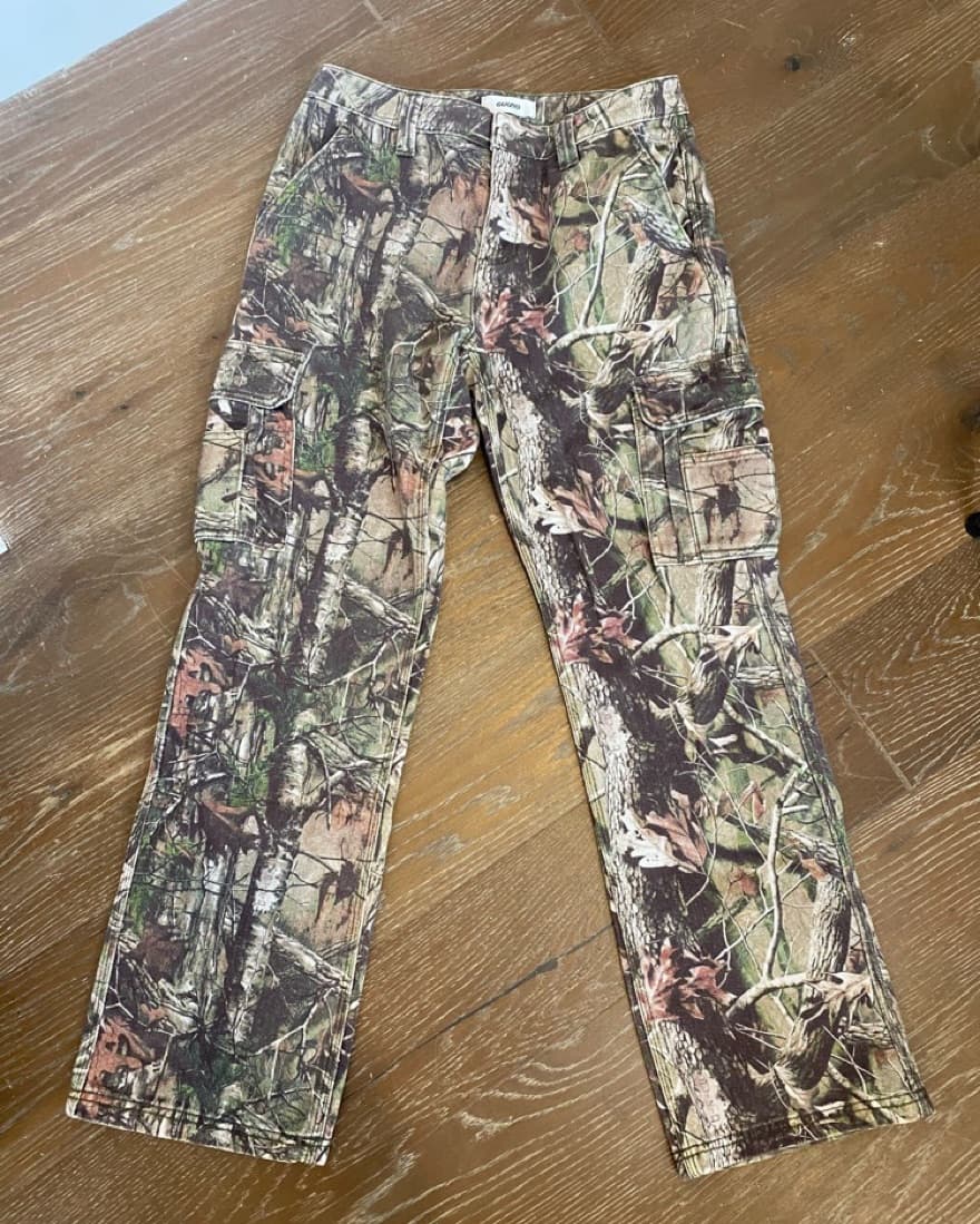 Danielle Guizio Camo Cargo Pants - Image 4