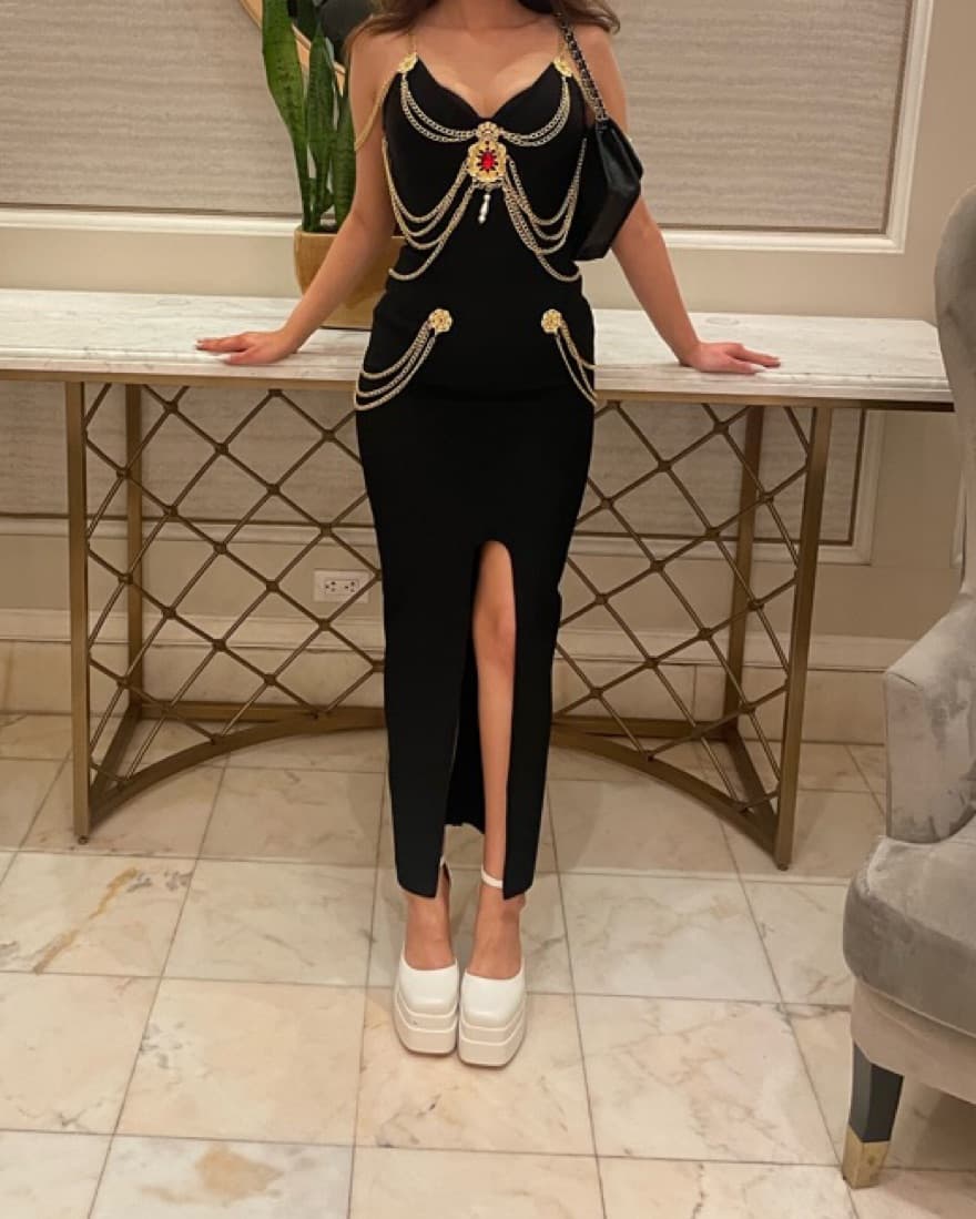 Chanel Inspired Lili Rose Depp Dress - Image 5