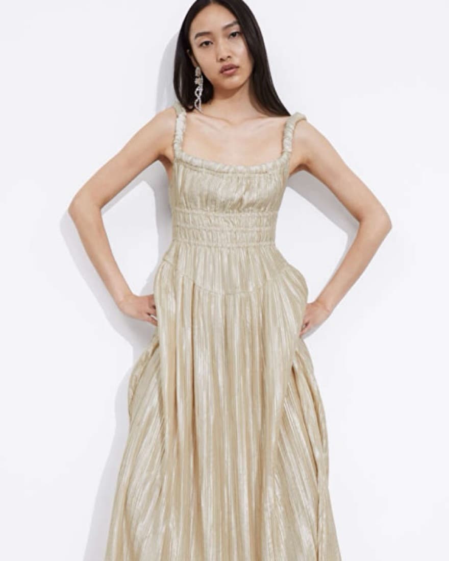 Satin Midi Dress - Image 2
