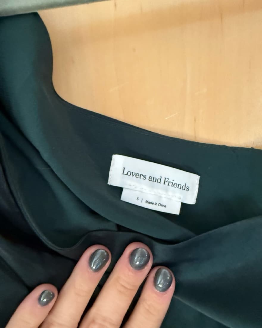 Lovers + Friends Green Bow Dress - Image 3