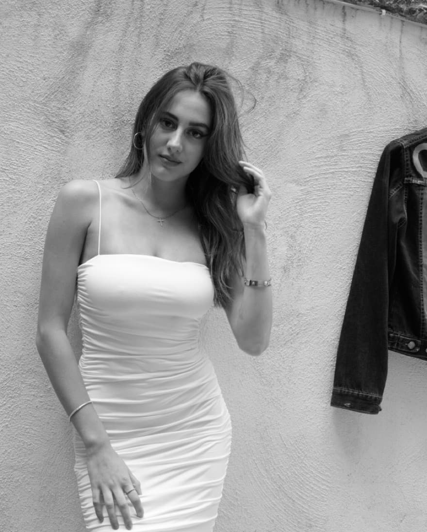 White Bodycon Dress - Image 2