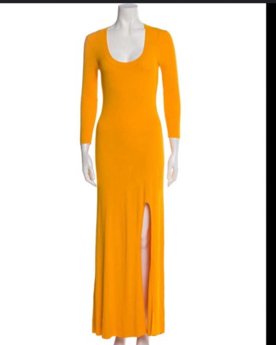 A.L.C. Yellow/orange Dress - Image 2