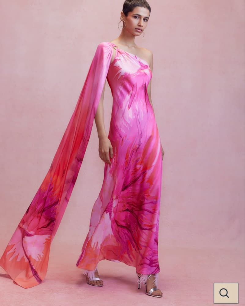ABIRA ONE SHOULDER DRESS - Image 1