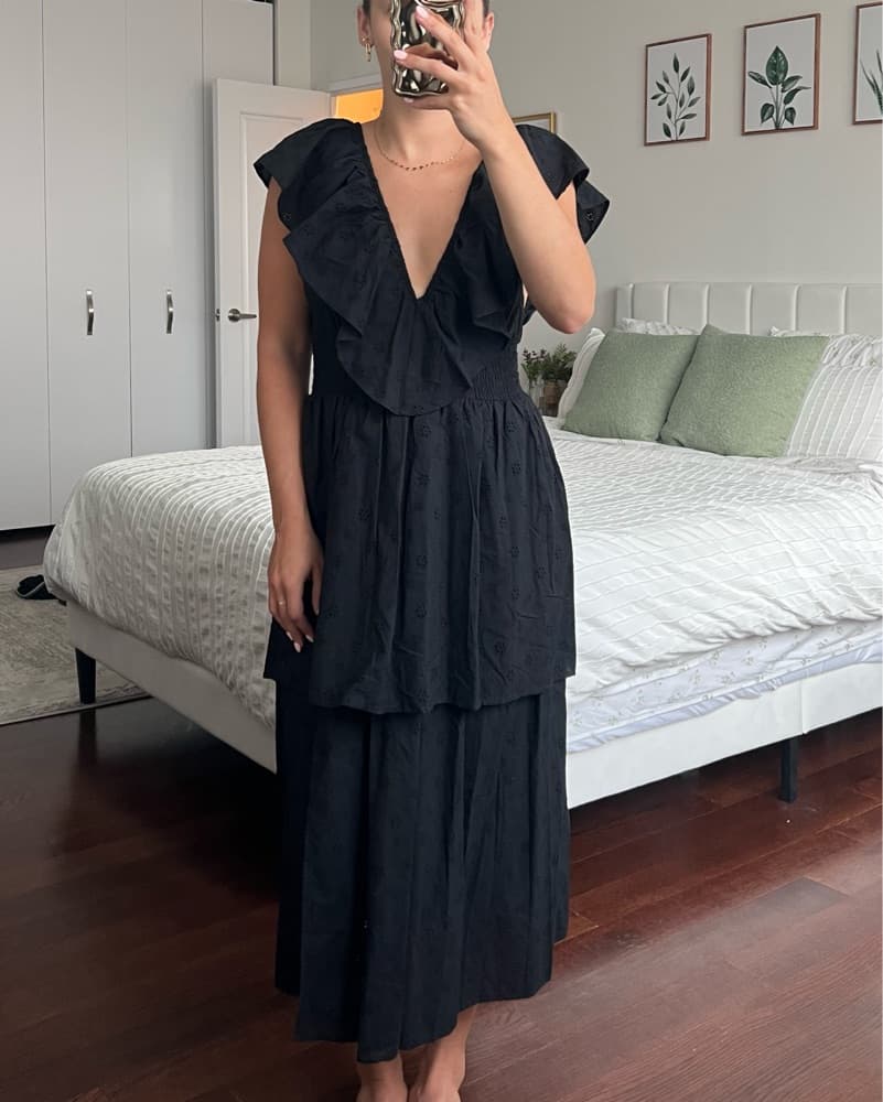 Weworewhat Eyelet Dress - Image 3