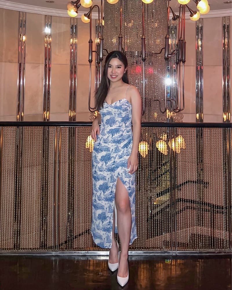 Reformation Blue Toile Maxi Dressr - Image 1