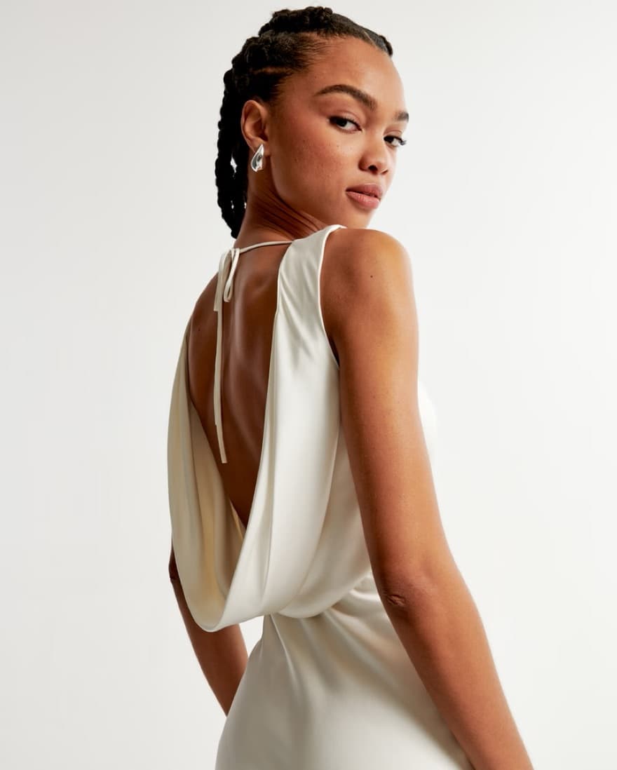 Satin Maxi Dress - Image 2