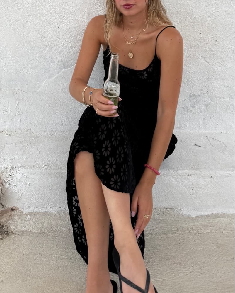 Realisation Par Sheer Black Maxi Dress - Image 3