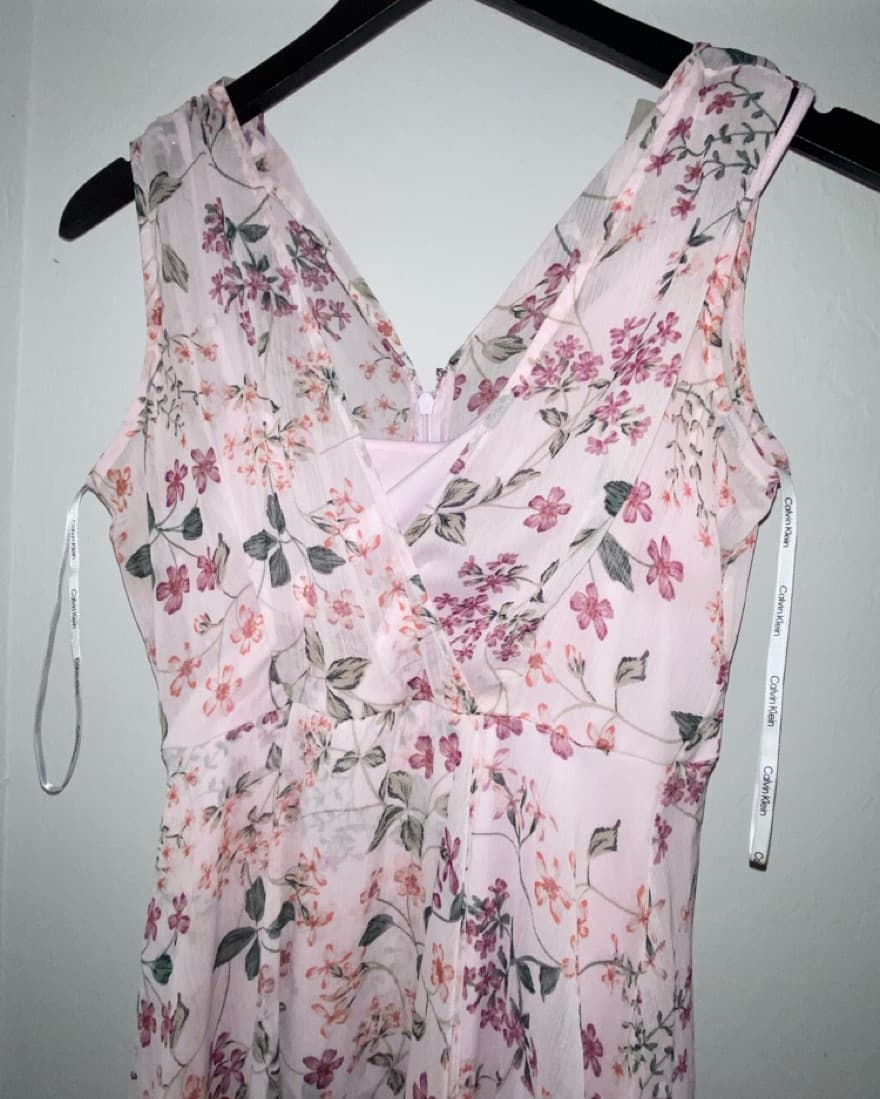 Strap Pink Dress - Image 2