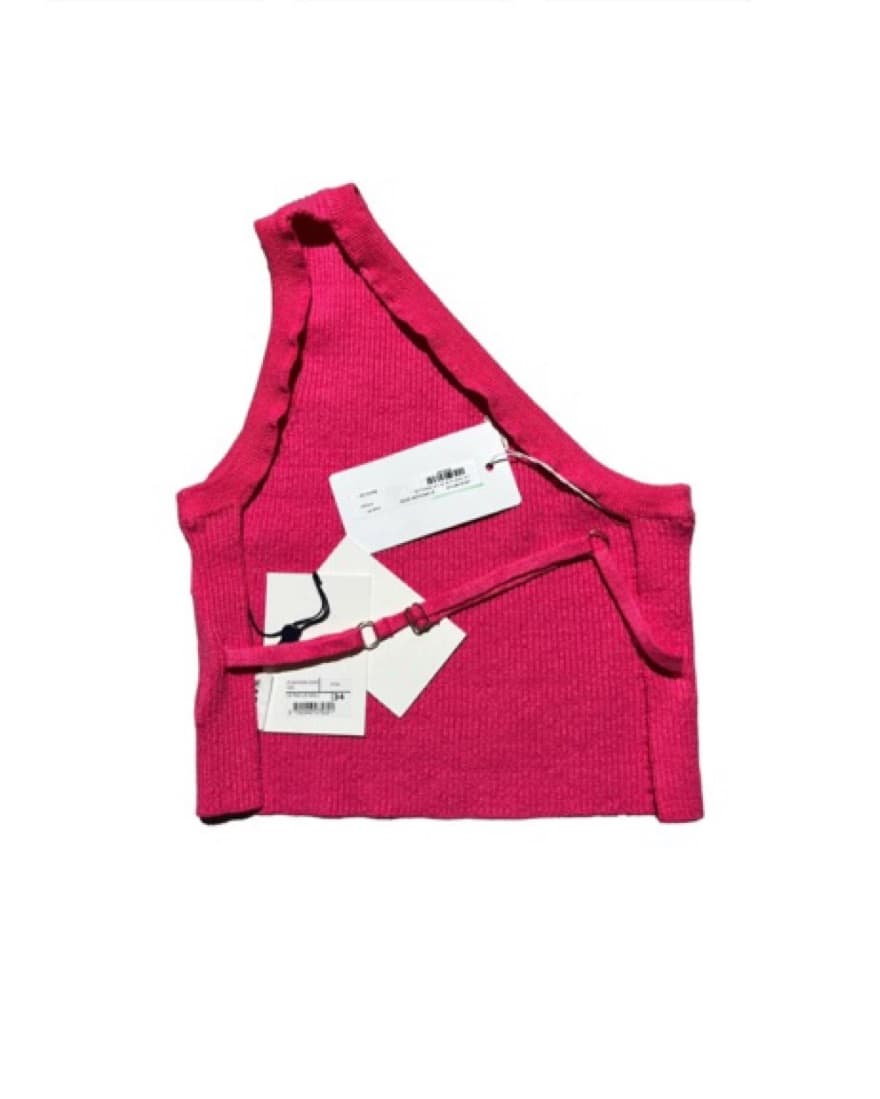 La Maille Ribbed cropped top - Image 2