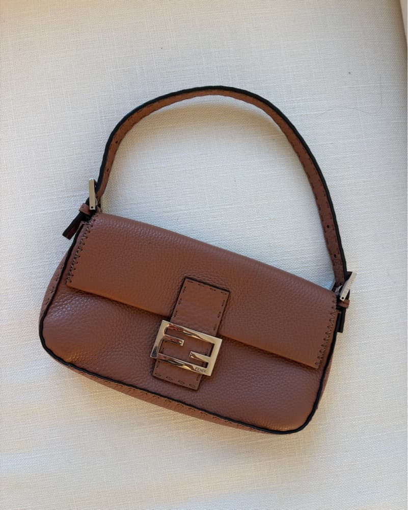 Fendi Baguette Bag In Taupe - Image 1