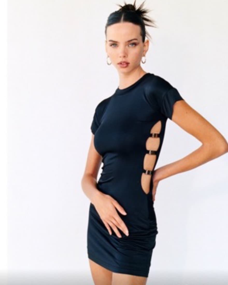 With jean Dress - Image 2