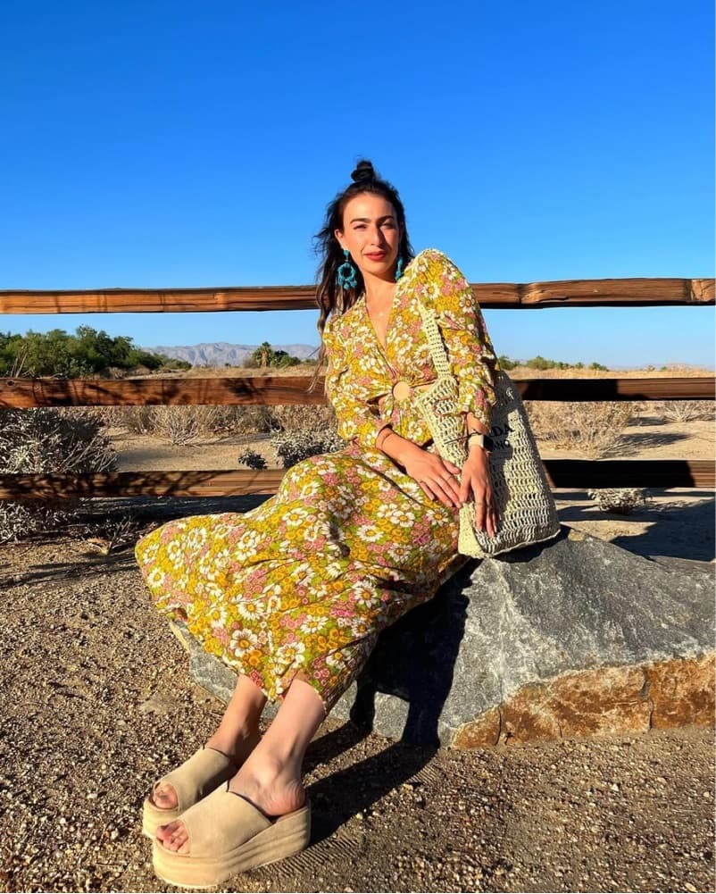 Vibrant Floral Maxi Dress - Image 4
