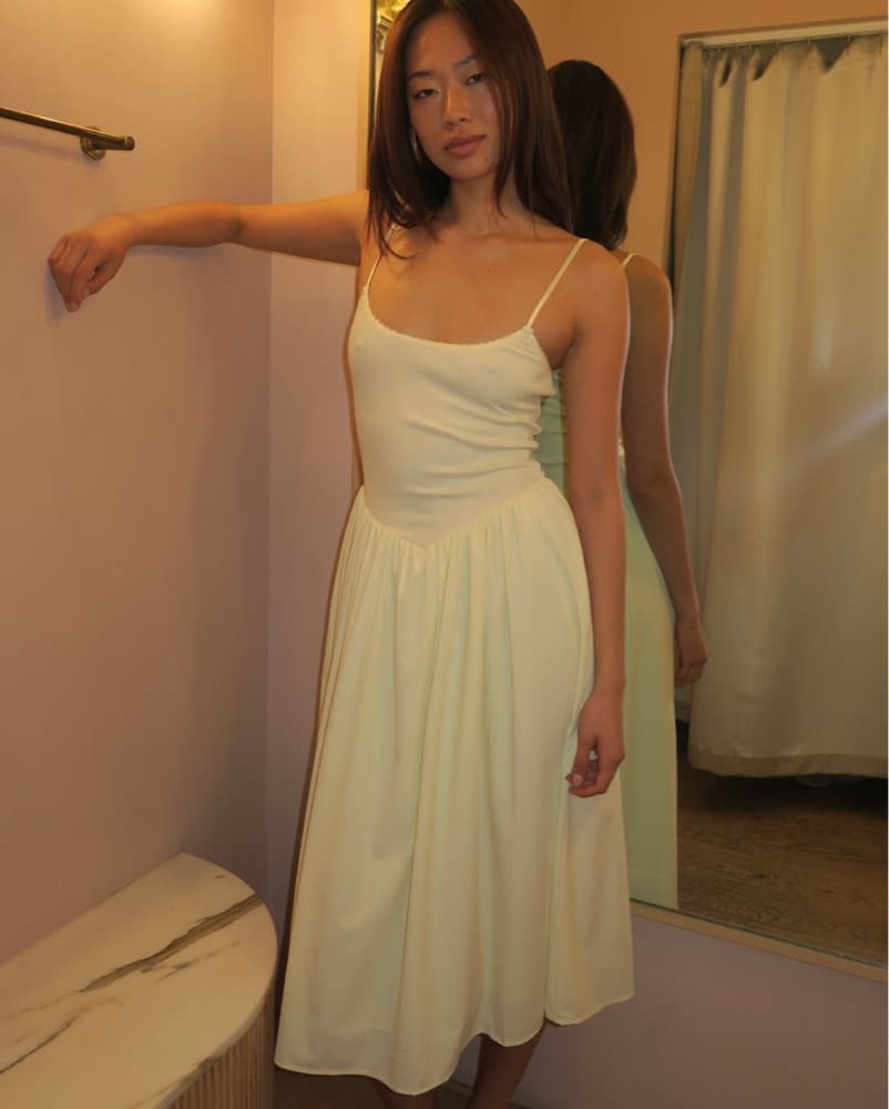 Claudette Midi Dress Butter - Image 5