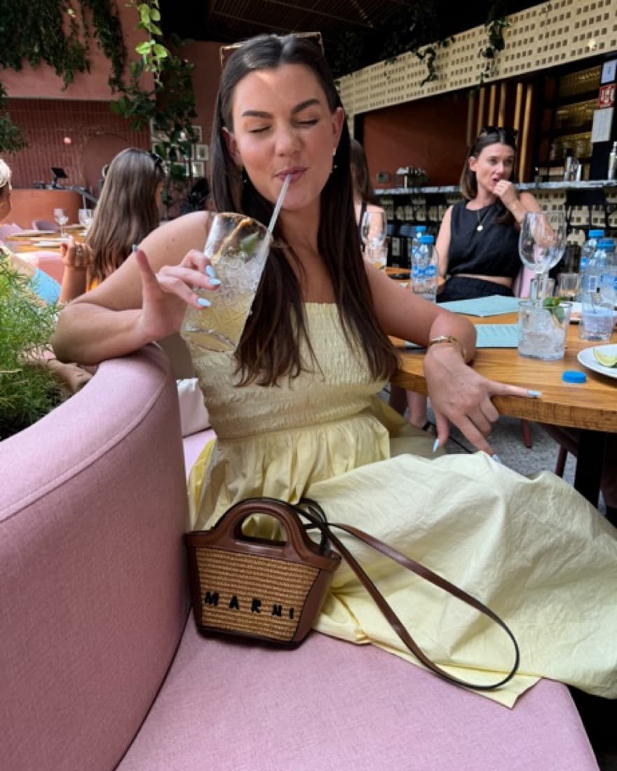 Yellow Linen Midi Dress  - Image 2