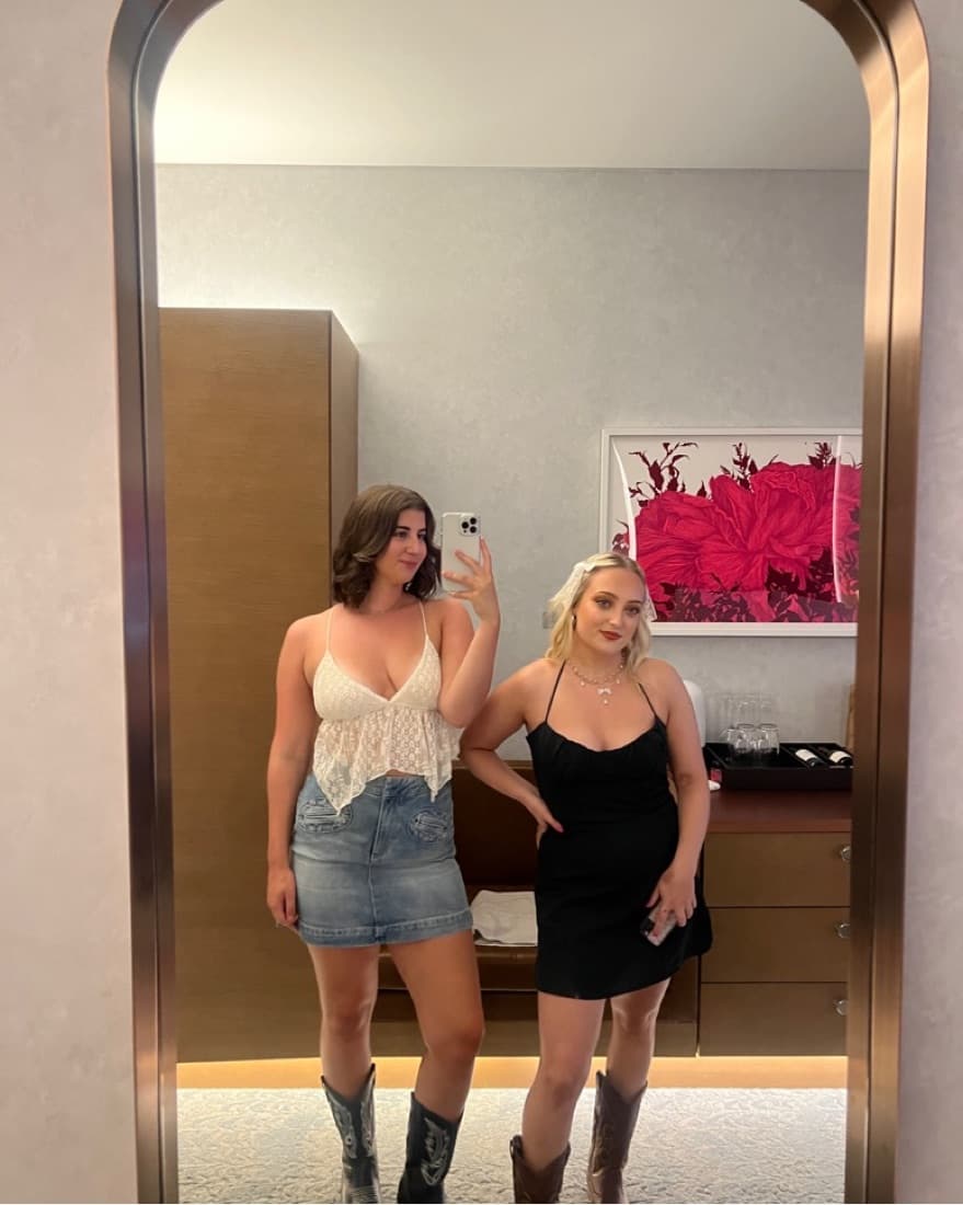 Denim Mini Skirt - Image 2