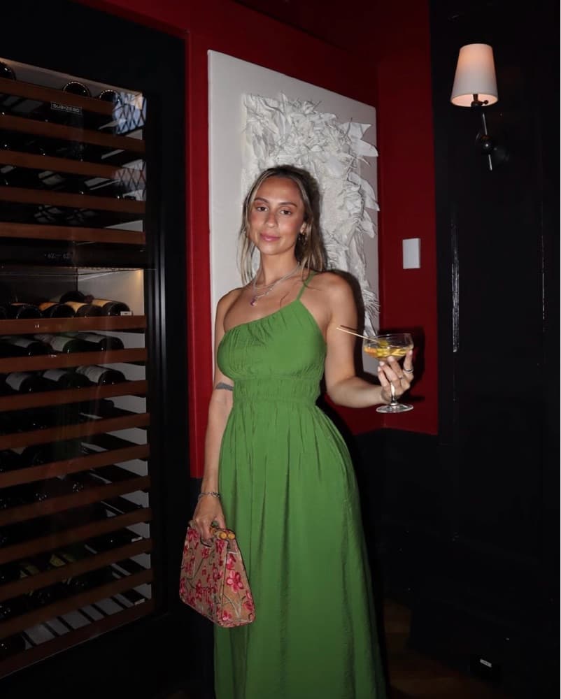 One-Shoulder Easy Waist Maxi Dress - Image 1
