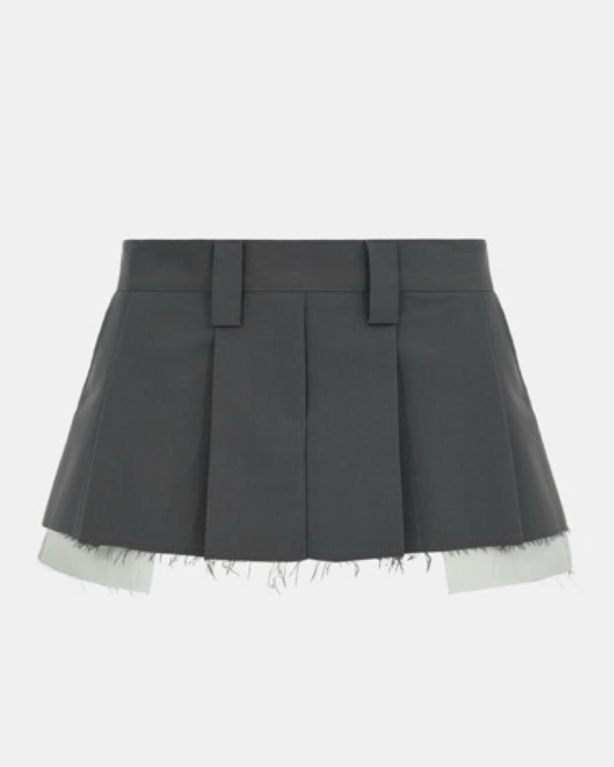 Grey Micro skirt  - Image 1