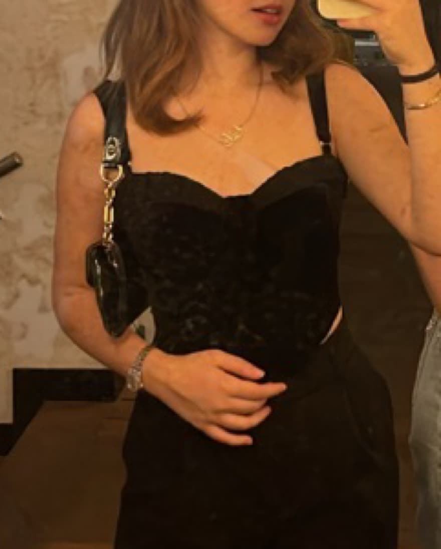 Velvet Corset Top - Image 1