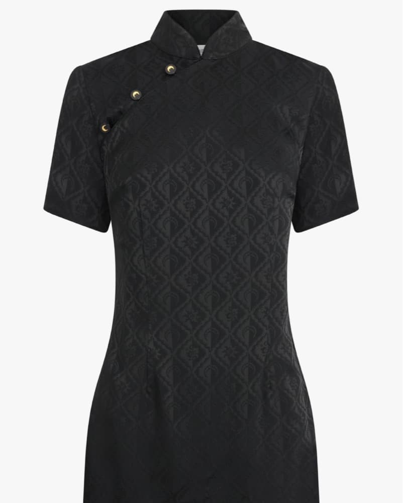 Marine Serre Jacquard Mini Dress  - Image 2