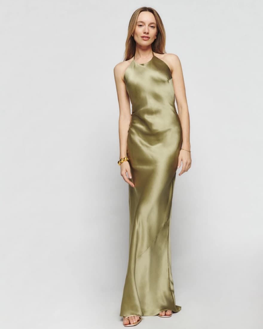 Reformation Jeany Silk Dress - Image 1