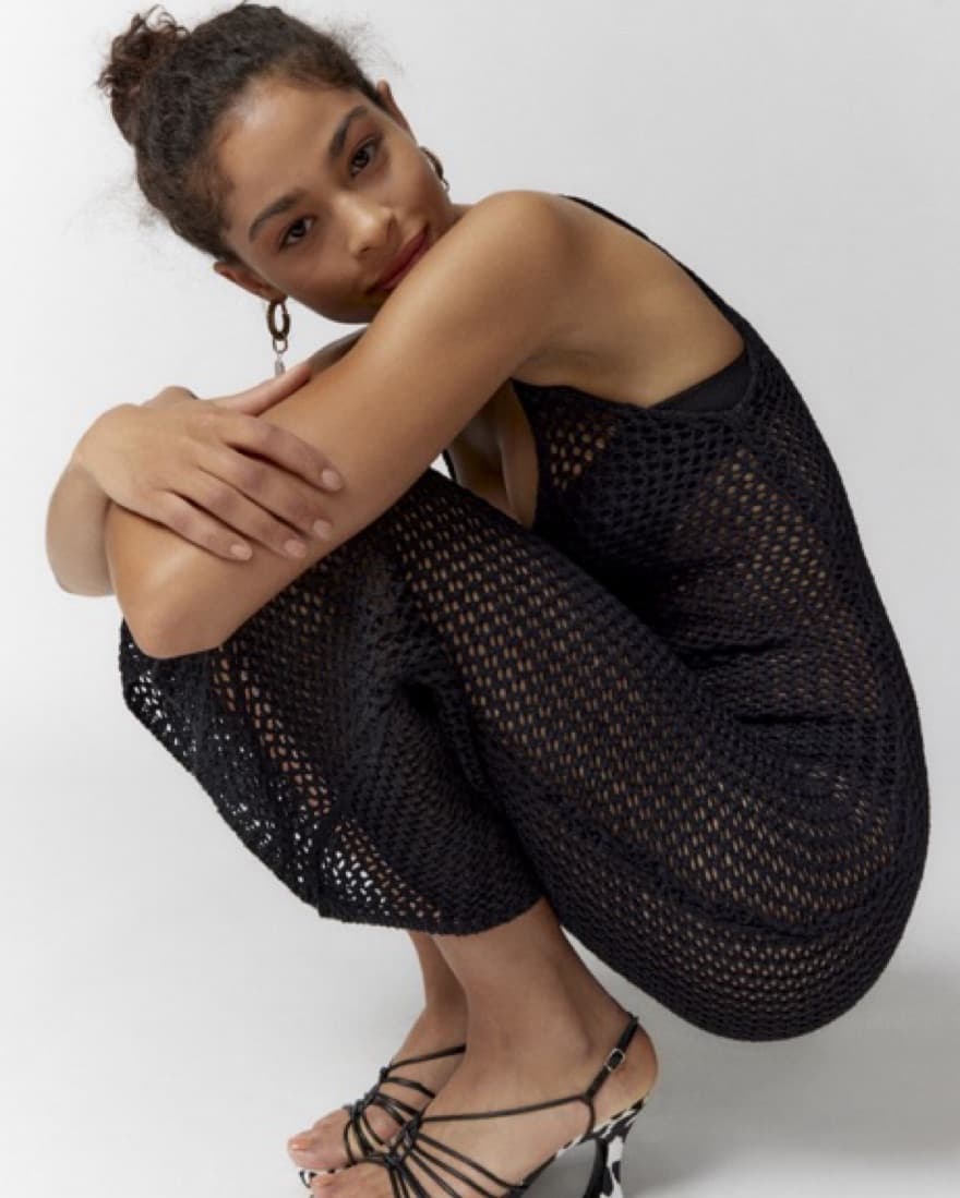 Crochet Maxi Dress - Image 2