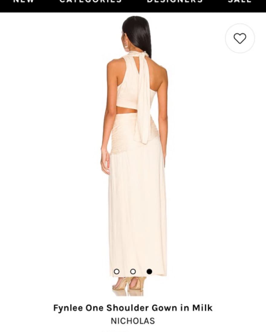 NICHOLAS Flynlee One Shoulder Gown - Image 2