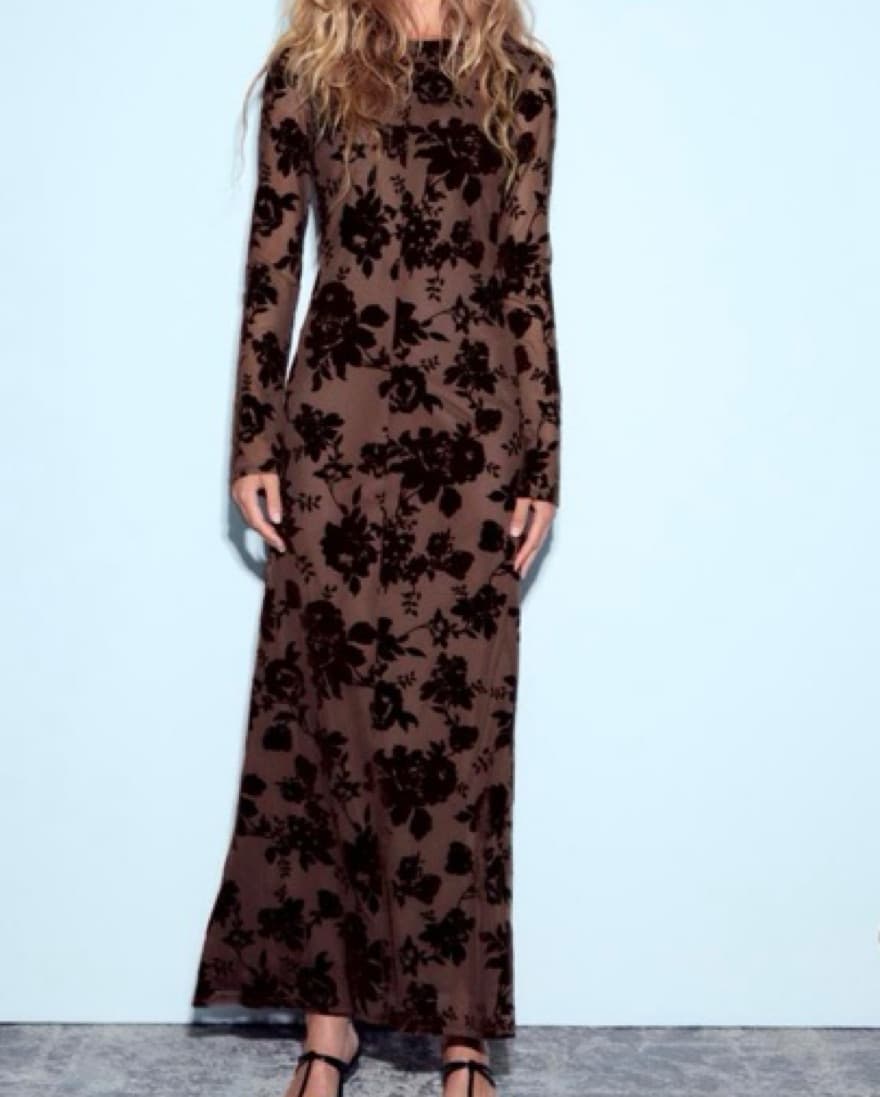 Zara Long Sleeve Dress - Image 3
