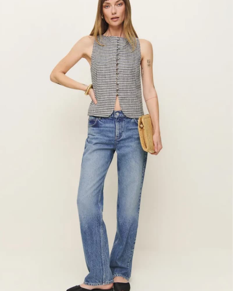 Reformation Addison Linen Top  - Image 1