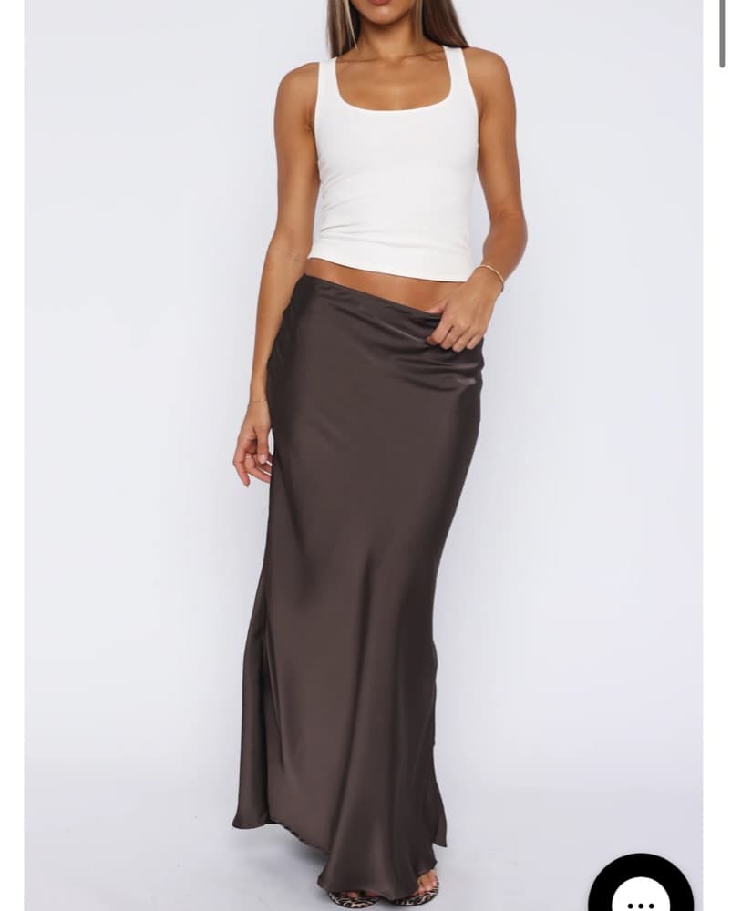 Brown Maxi Skirt - Image 1