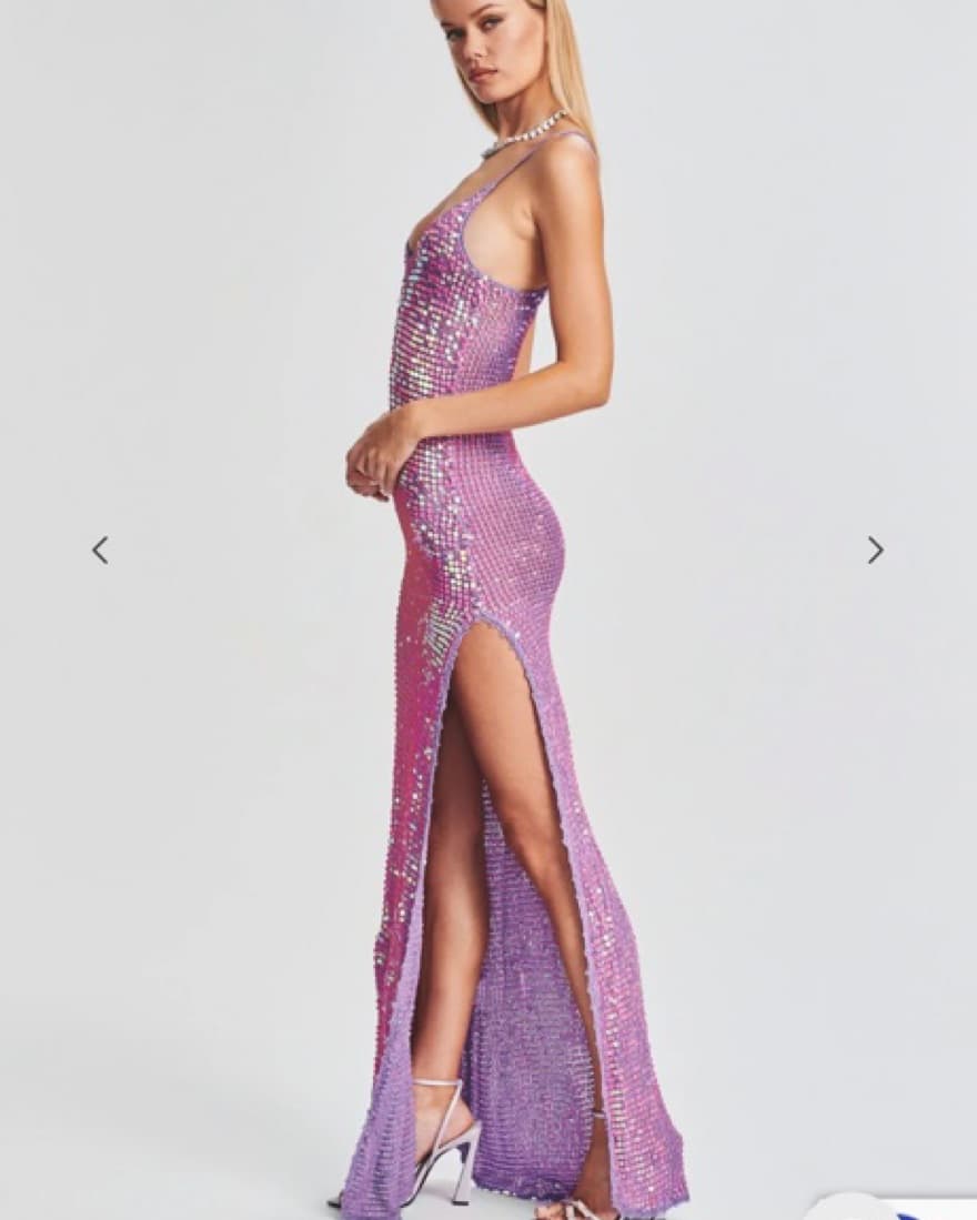 Retrofete sequin crochet dress - Image 2